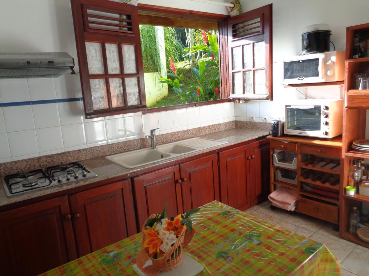 Ferienwohnung Jardin Bananier Deshaies Exterior foto